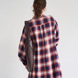 オンブレチェックライトネルシャツワンピース | coen【women】 | 詳細画像24 