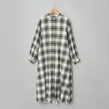 オンブレチェックライトネルシャツワンピース | coen【women】 | 詳細画像25 