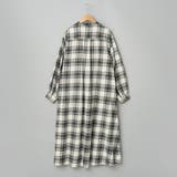 オンブレチェックライトネルシャツワンピース | coen【women】 | 詳細画像26 