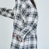 オンブレチェックライトネルシャツワンピース | coen【women】 | 詳細画像6 