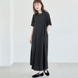 BLACK | ポコポコハーフスリーブワンピース | coen【women】