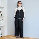 BLACK | 【セットアイテム】ウールライクキャミソールセットアップ | coen【women】