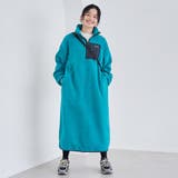 【PARKNIK(パークニック)】ハーフスナップフリースワンピース | coen【women】 | 詳細画像14