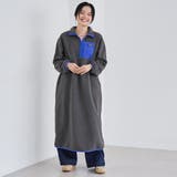 【PARKNIK(パークニック)】ハーフスナップフリースワンピース | coen【women】 | 詳細画像2