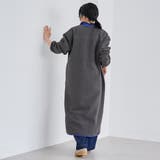 【PARKNIK(パークニック)】ハーフスナップフリースワンピース | coen【women】 | 詳細画像4