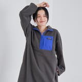 【PARKNIK(パークニック)】ハーフスナップフリースワンピース | coen【women】 | 詳細画像5