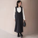 【REVERSE WARM】あったかスウェット Uネックジャンスカ | coen【women】 | 詳細画像2 