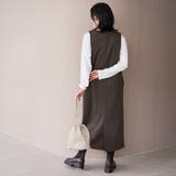 【REVERSE WARM】あったかスウェット Uネックジャンスカ | coen【women】 | 詳細画像22 