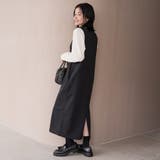 【REVERSE WARM】あったかスウェット Uネックジャンスカ | coen【women】 | 詳細画像3 