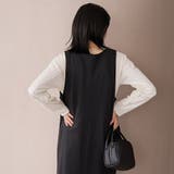 【REVERSE WARM】あったかスウェット Uネックジャンスカ | coen【women】 | 詳細画像7 