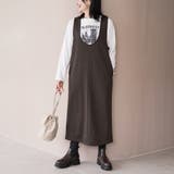 DK.BROWN | 【REVERSE WARM】あったかスウェット Uネックジャンスカ | coen【women】