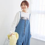 フロントジップデザインデニムサロペット | coen【women】 | 詳細画像12 