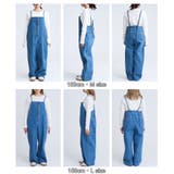 フロントジップデザインデニムサロペット | coen【women】 | 詳細画像14 