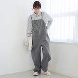 フロントジップデザインデニムサロペット | coen【women】 | 詳細画像2 