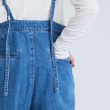 フロントジップデザインデニムサロペット | coen【women】 | 詳細画像22 