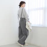 フロントジップデザインデニムサロペット | coen【women】 | 詳細画像3 