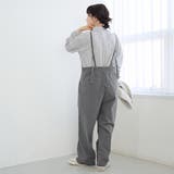 フロントジップデザインデニムサロペット | coen【women】 | 詳細画像4 