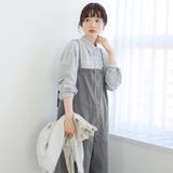 フロントジップデザインデニムサロペット | coen【women】 | 詳細画像5 