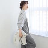 フロントジップデザインデニムサロペット | coen【women】 | 詳細画像6 