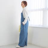 フロントジップデザインデニムサロペット | coen【women】 | 詳細画像9 