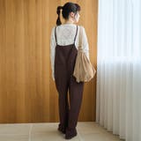 ポリツイルサロペット | coen【women】 | 詳細画像9 