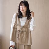 【セットアイテム】リネンライク ビスチェセットアップ | coen【women】 | 詳細画像4 