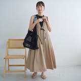 【接触冷感/UVカット】C.mt 撥水Vネックフレアジャンスカ | coen【women】 | 詳細画像9 