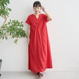 【MARKET（マーケット）】スキッパーフレンチスリーブワンピース | coen【women】 | 詳細画像14 