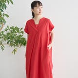 【MARKET（マーケット）】スキッパーフレンチスリーブワンピース | coen【women】 | 詳細画像15 