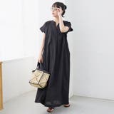 【MARKET（マーケット）】スキッパーフレンチスリーブワンピース | coen【women】 | 詳細画像2 