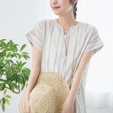 【MARKET（マーケット）】スキッパーフレンチスリーブワンピース | coen【women】 | 詳細画像25 