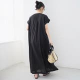 【MARKET（マーケット）】スキッパーフレンチスリーブワンピース | coen【women】 | 詳細画像3 