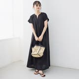 【MARKET（マーケット）】スキッパーフレンチスリーブワンピース | coen【women】 | 詳細画像4 