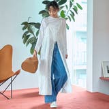 OFF WHITE | 【新色登場】3Dフラワー刺繍 キャミワンピース | coen【women】