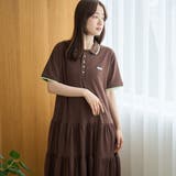 【Penneys(ぺニーズ)別注】配色ライン ティアードポロ襟ワンピース | coen【women】 | 詳細画像10