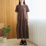 【Penneys(ぺニーズ)別注】配色ライン ティアードポロ襟ワンピース | coen【women】 | 詳細画像22