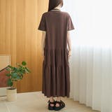 【Penneys(ぺニーズ)別注】配色ライン ティアードポロ襟ワンピース | coen【women】 | 詳細画像24
