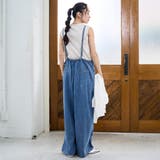 コットンレーヨンデニムサロペット | coen【women】 | 詳細画像19 