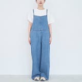 コットンレーヨンデニムサロペット | coen【women】 | 詳細画像24 