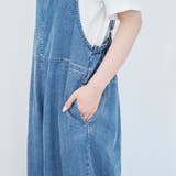 コットンレーヨンデニムサロペット | coen【women】 | 詳細画像29 