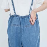 コットンレーヨンデニムサロペット | coen【women】 | 詳細画像30 