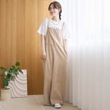 コットンレーヨンデニムサロペット | coen【women】 | 詳細画像8 