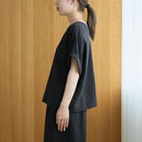 【接触冷感/UVカット/セットアイテム】リネンタッチTブラウスセットアップ | coen【women】 | 詳細画像34