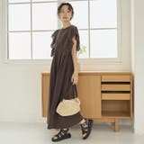 カットワークレース切替デザイン カットソーワンピース | coen【women】 | 詳細画像1 