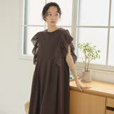 カットワークレース切替デザイン カットソーワンピース | coen【women】 | 詳細画像13 