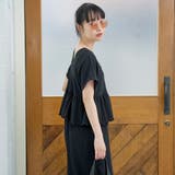 サッカーチェック Vネックオールインワンサロペット | coen【women】 | 詳細画像10