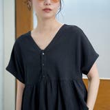 サッカーチェック Vネックオールインワンサロペット | coen【women】 | 詳細画像12