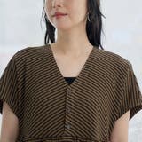 サッカーチェック Vネックオールインワンサロペット | coen【women】 | 詳細画像33