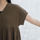 サッカーチェック Vネックオールインワンサロペット | coen【women】 | 詳細画像34