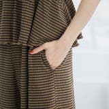 サッカーチェック Vネックオールインワンサロペット | coen【women】 | 詳細画像37
